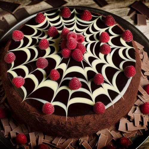 Spiderweb_Chocolate_Cake